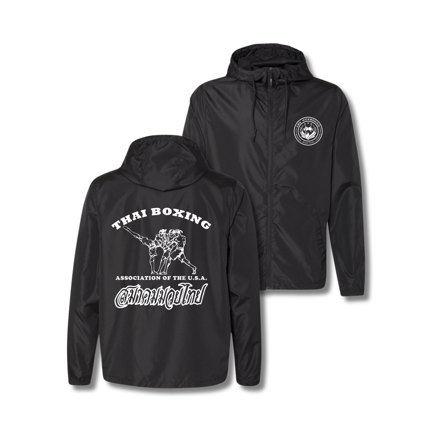 ABQ KICKBOXING WINDBREAKER - BLACK