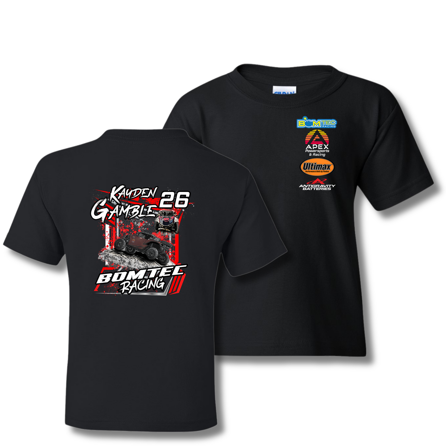 BOMTEC RACING T-SHIRT - YOUTH