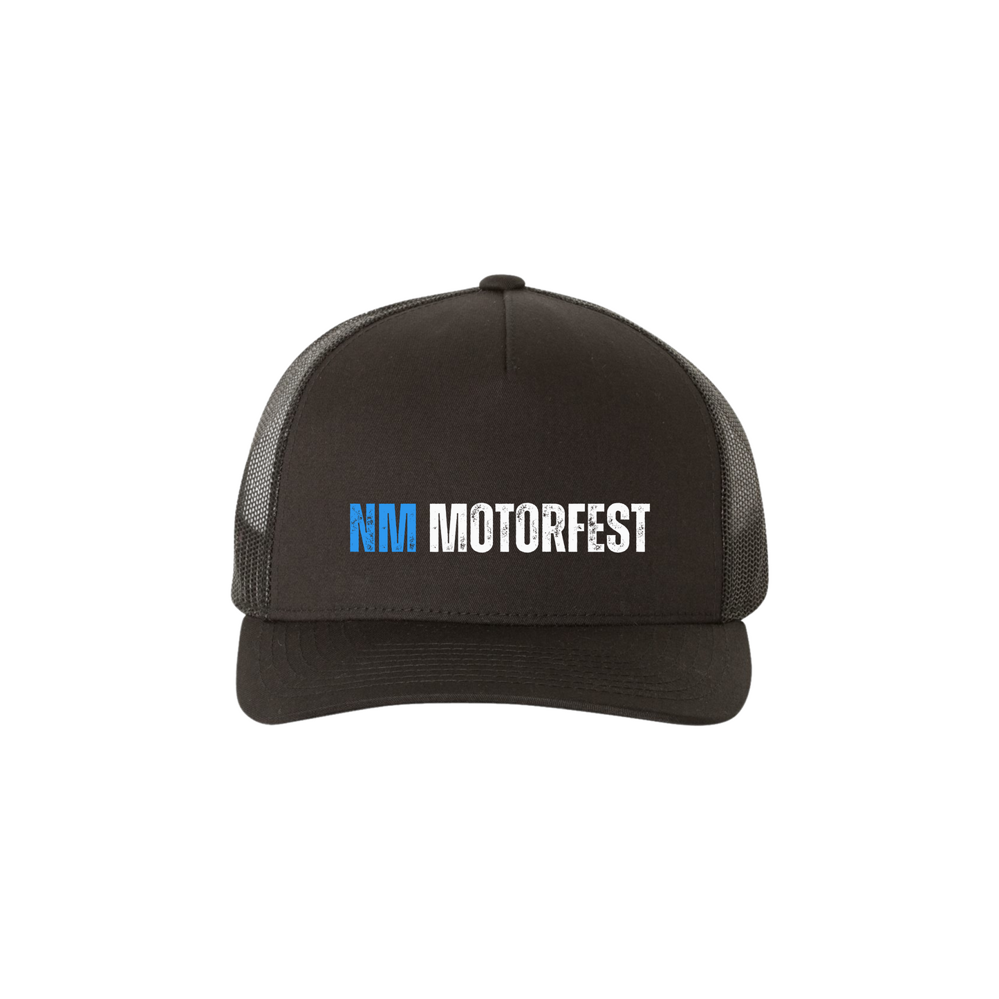 Official NM Motorfest Trucker Hat – Seamless Front, Curved Bill