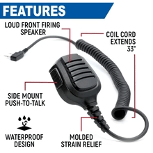 RUGGED HANDHELD RADIO AND MIC