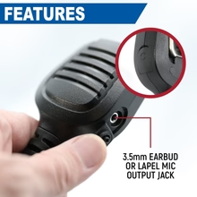 RUGGED HANDHELD RADIO AND MIC
