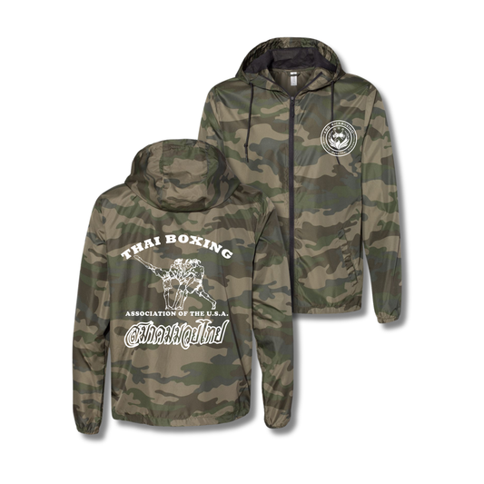 ABQ KICKBOXING WINDBREAKER - CAMO