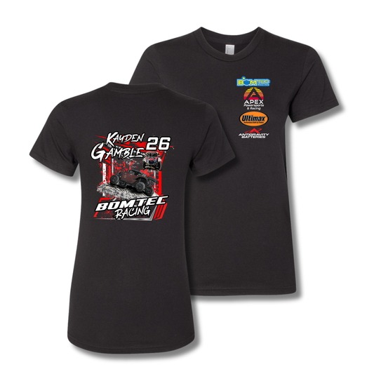 BOMTEC RACING T-SHIRT - LADIES