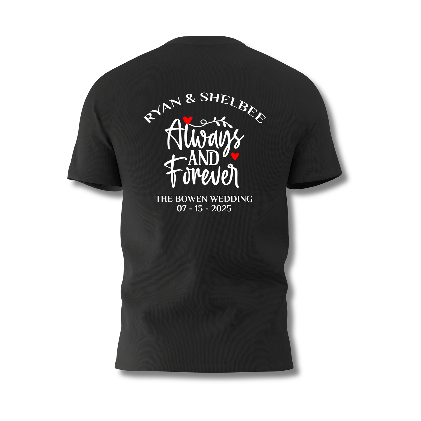 "It’s a Love Story" Wedding Souvenir T-Shirt – Ryan & Shelbee Edition