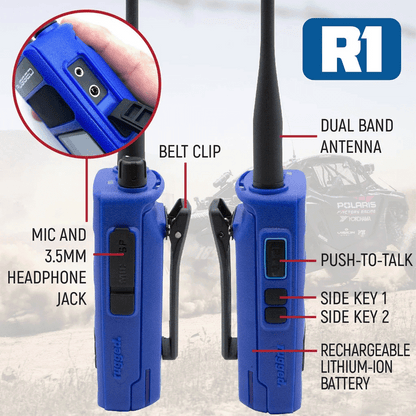 RUGGED HANDHELD RADIO AND MIC