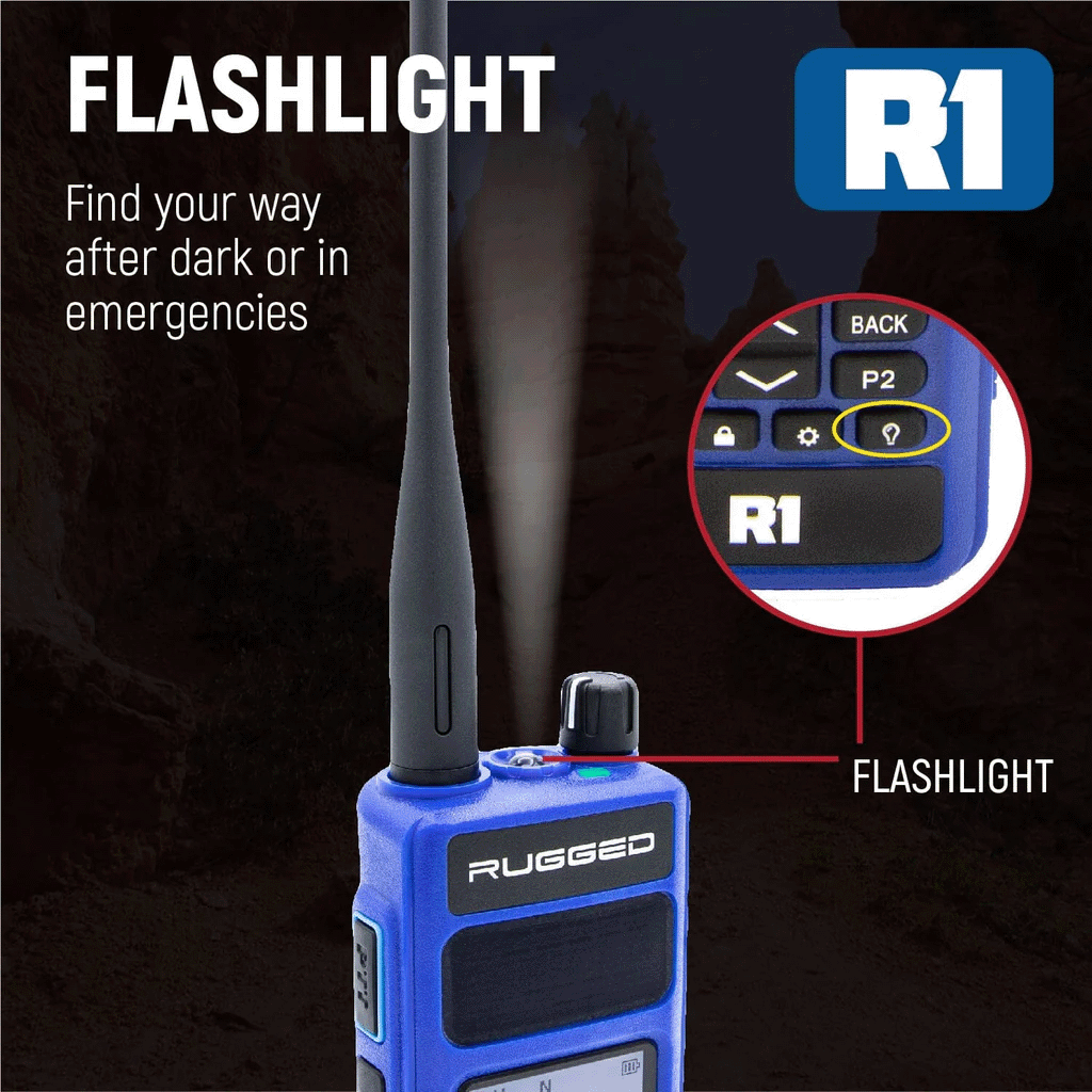 RUGGED HANDHELD RADIO AND MIC